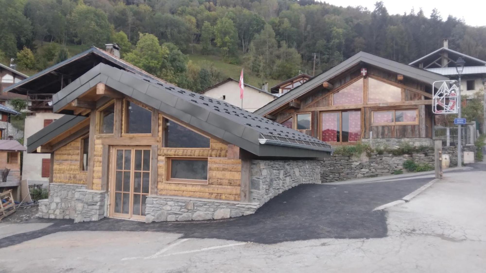 Chalet Balneo Billard La Plagne Savoie Vue Top Eksteriør billede