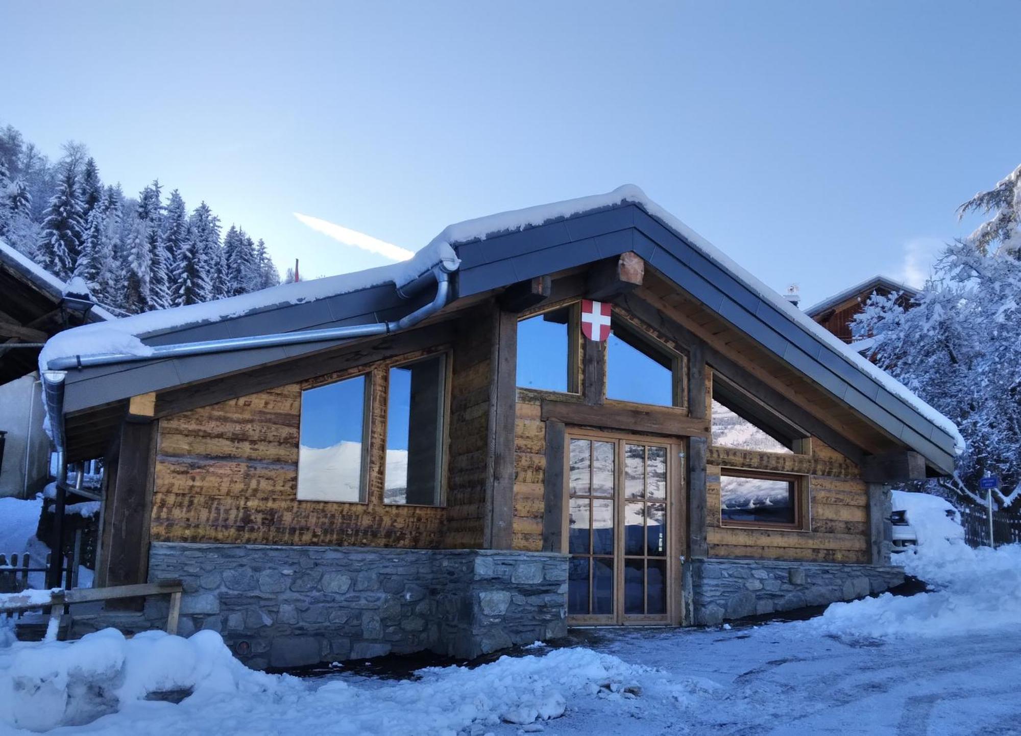 Chalet Balneo Billard La Plagne Savoie Vue Top Eksteriør billede