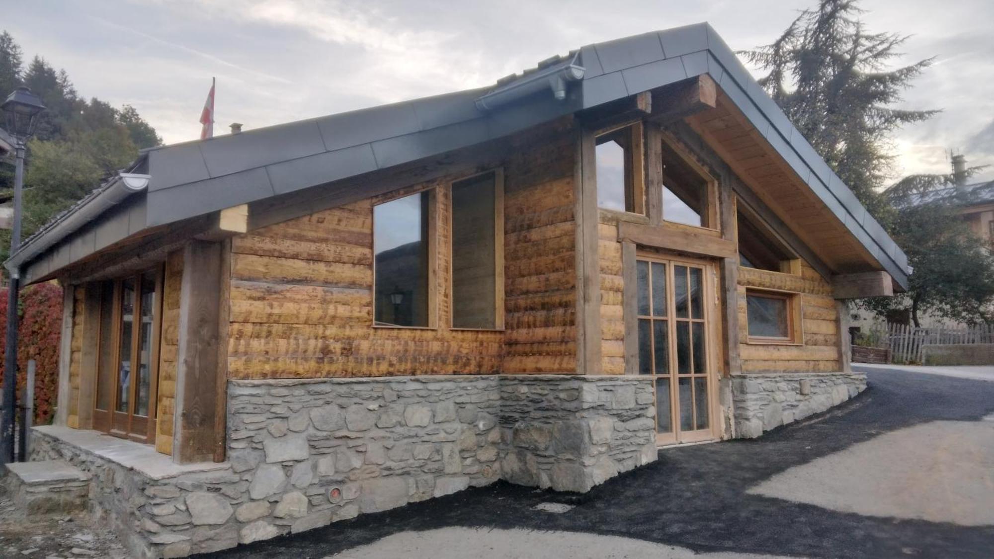 Chalet Balneo Billard La Plagne Savoie Vue Top Eksteriør billede
