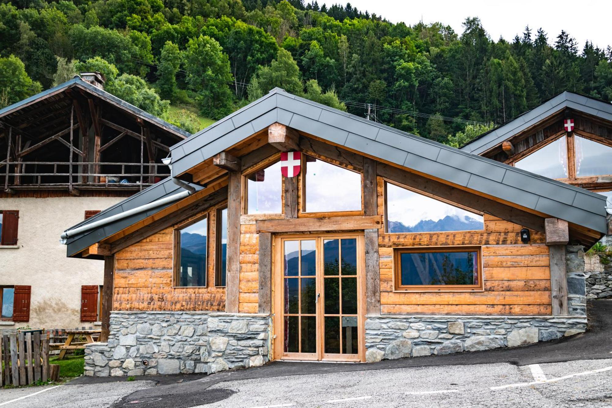 Chalet Balneo Billard La Plagne Savoie Vue Top Eksteriør billede